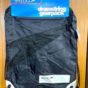 Speedo Black Drawstring Unisex Gear Pack